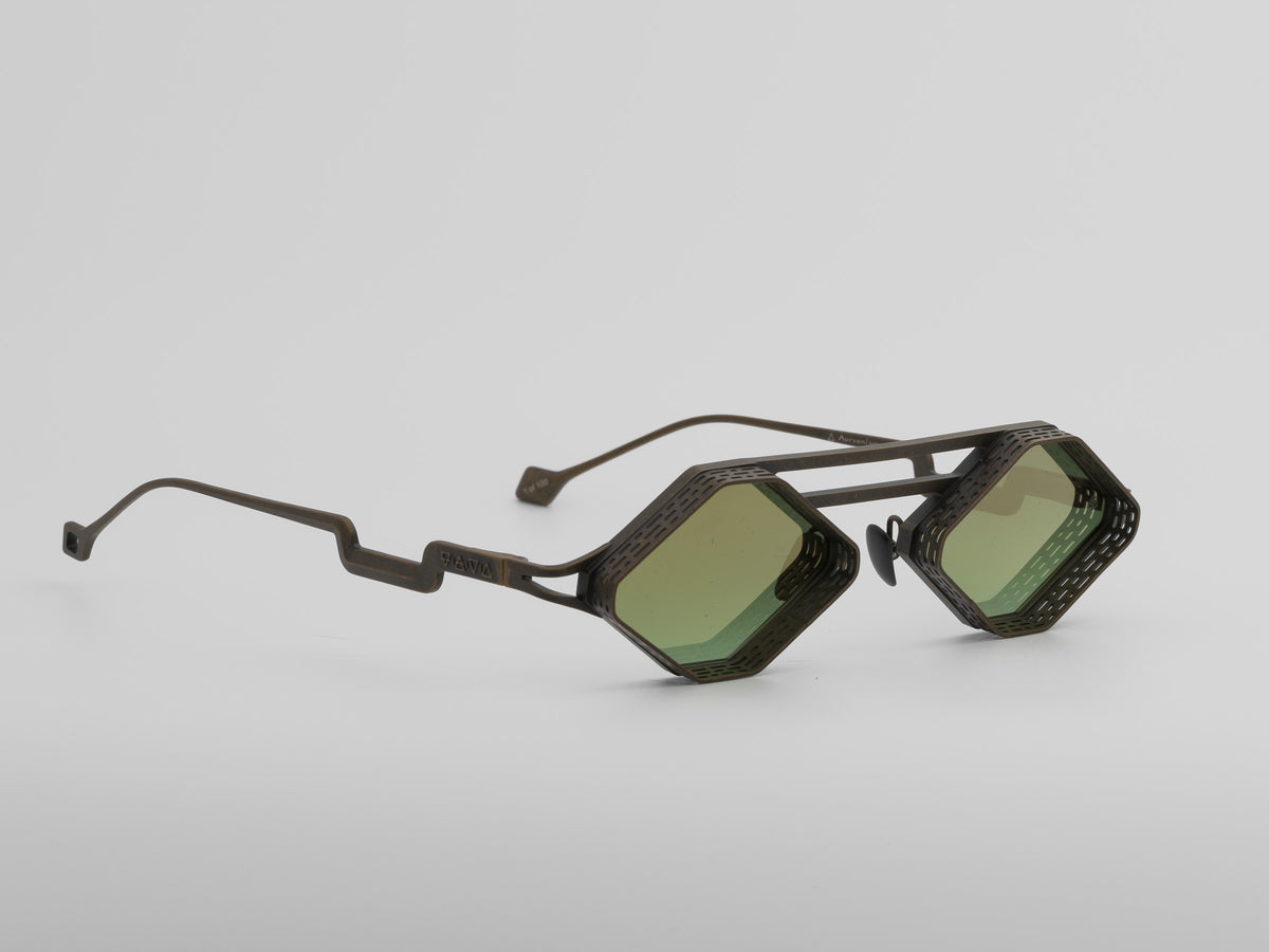 Auryon — Brushed Gold / Money Green