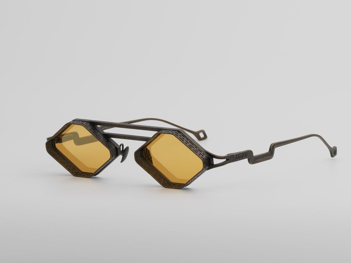 Auryon — Brushed Gold / Orange