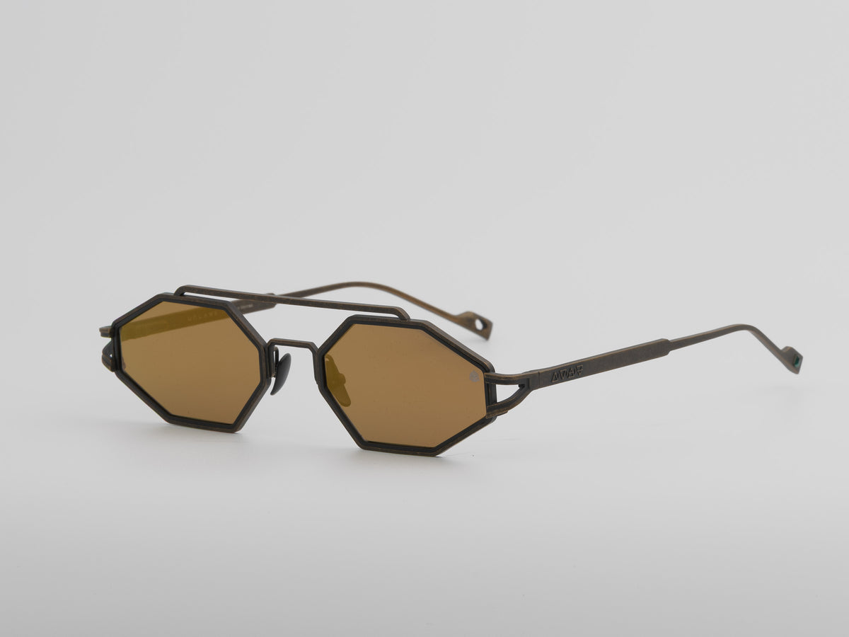 Ozyron — Brushed Gold / Brown