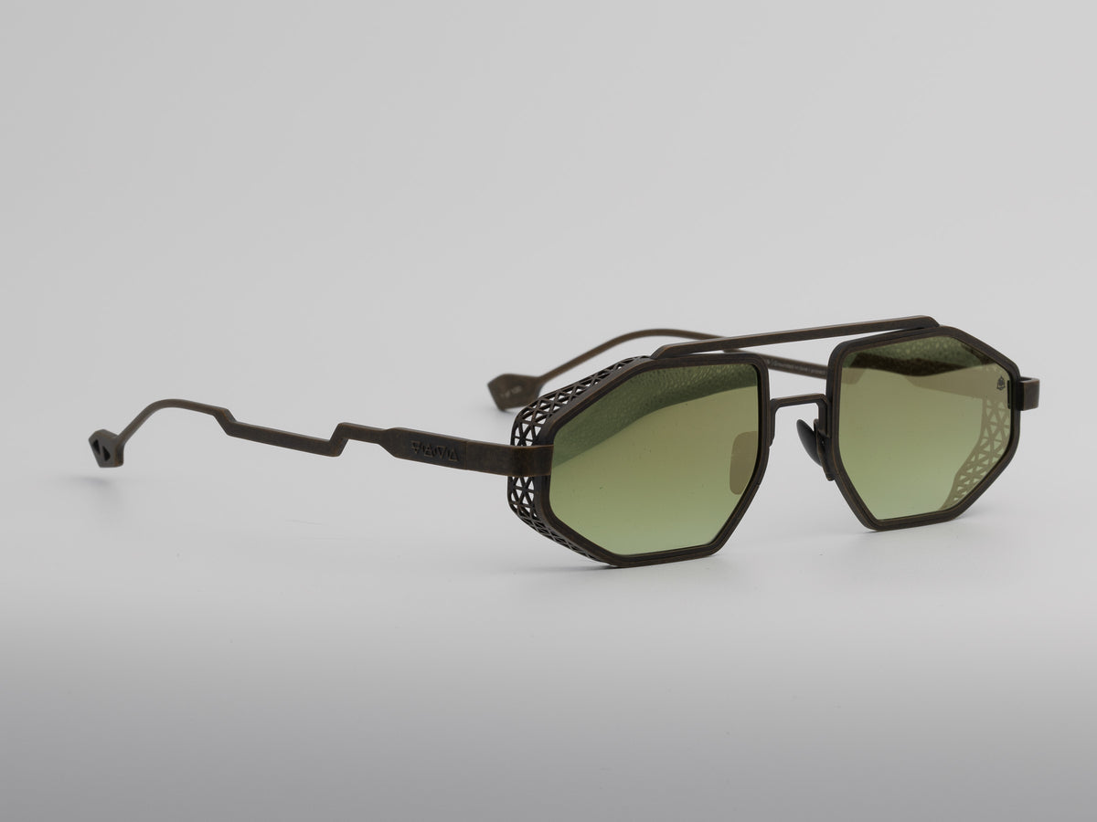 Taurys — Brushed Gold / Money Green